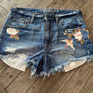 American Eagle jean shorts, size 10.